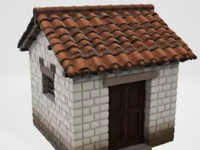 Stone Cottage Model 3D model
