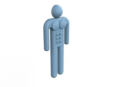 TOILET SIGN 3D 3D print model