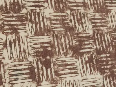 Rusty Antislip Gold PBR Seamless Texture