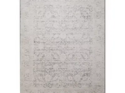 Alie ALE Charcoal Beige Rug Low-poly 3D model