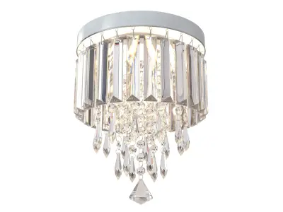  Nobranded Mini Crystal Chandelier Flush Mount Ceiling Light 3D model