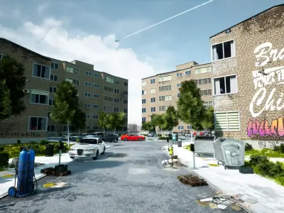 Parkway Garden Homes - O Block Chicago 3D model 3D model