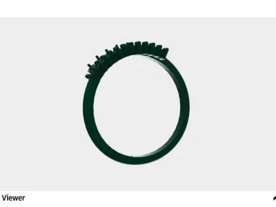 Women Wedding Design Ring 3D print model