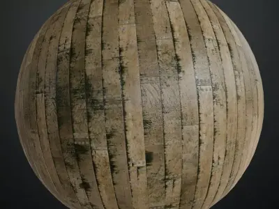 Traditional Diagonal Bamboo Lattice PBR Seamless Texture