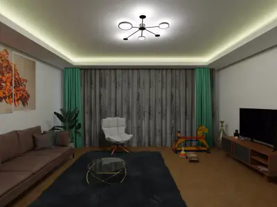 Chandelier L 022 3D model