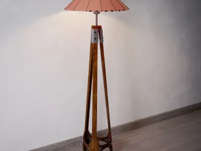 Africa floor lamp 3D model