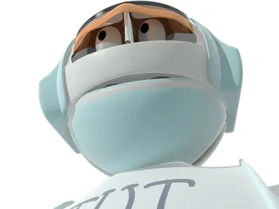 TUT - Pretty Robot 3D model