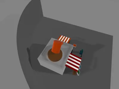 REPAIR STORE Low-poly 3D model