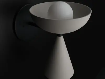 The Molto Wall Lamp Sconce 3D model