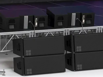 Concert Stage 03 3D model