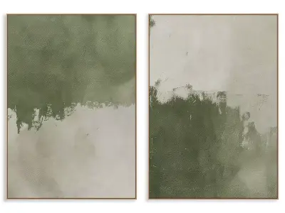Abstract Painting Frame set 3D model 430