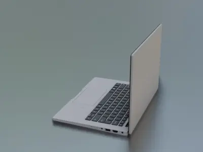 Laptop - 13-3inch Low-poly 3D model