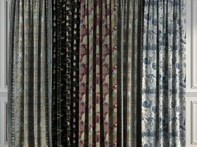 Curtain Set 67 3D model
