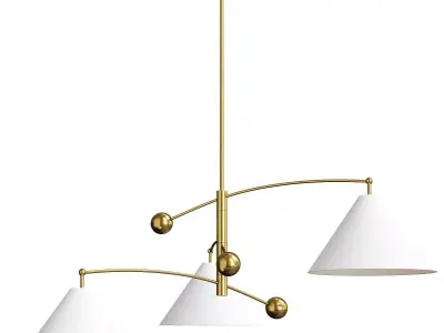 Mitzi Birdie Chandelier Low-poly 3D model