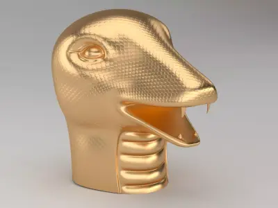 Snake head  3D model