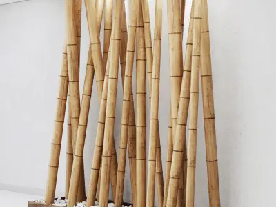 Bamboo decor n14 3D model