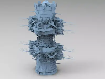 Plasma Tower generator 3D model