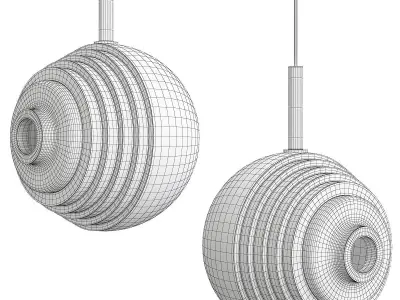 Dark and Bright Star Bomma Low-poly 3D model