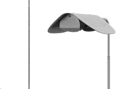 Wing floor lamp by Menuspace 3D model