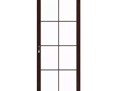 Wooden Window 12 3D model