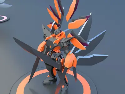 Mech Robot Cyborg EvolutIon stage FOUR 3D model