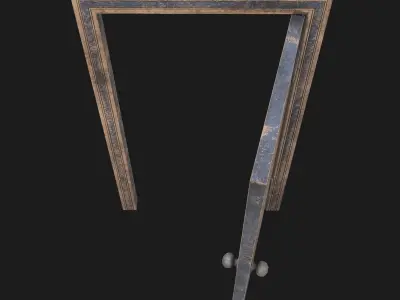 Old door 3D model