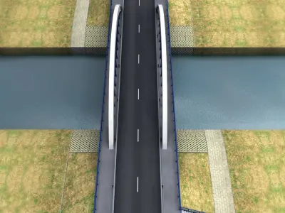 Arch Bridge small 3D model