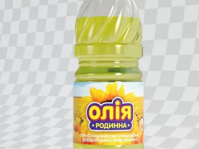 Food Oil bottle 3D model