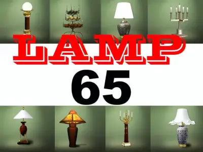 65Classic Lamps Collection  3D model