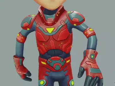 Maquo Scifi 3D model Low-poly 3D model