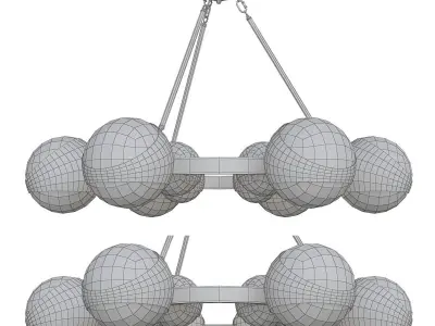 CHANDELIER PIAZETTA 3d model Low-poly 3D model