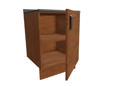 The Cabinet lowpoly Free low-poly 3D model