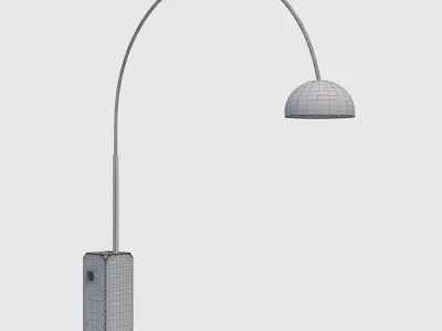 Modern Arch Lamp 3D model