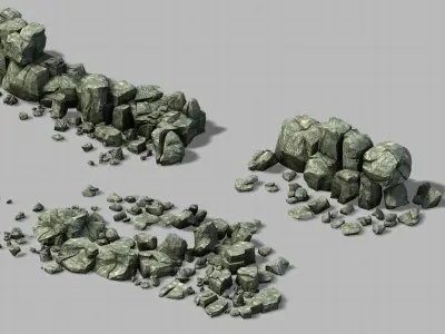 Mountain - Rock 0109 3D model