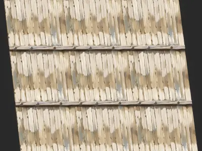 Stylized Wood Fence Seamless Texture Texture