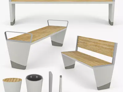 Street Furniture 3D model