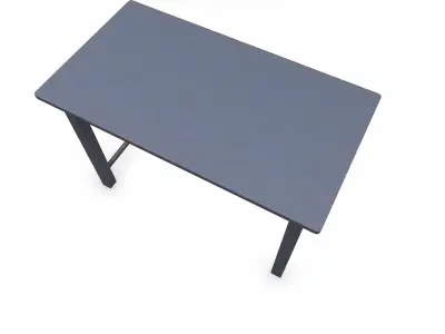  Simple Old Metal Table Low-poly PBR 