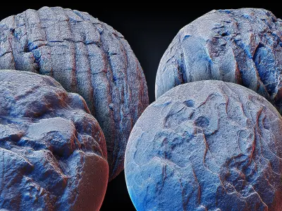 Ultra HQ Terrain Seamless Sculpt Zbrush brushes and Alphas Vol7 3D model