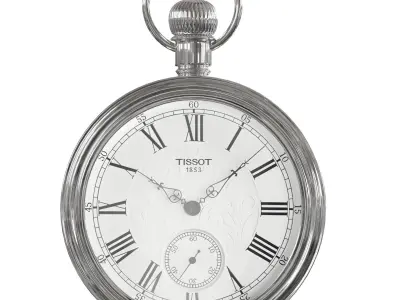 pocket watch 1 3D model