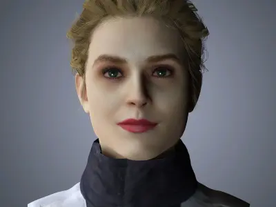 Evan Rachel Character Low-poly 3D model