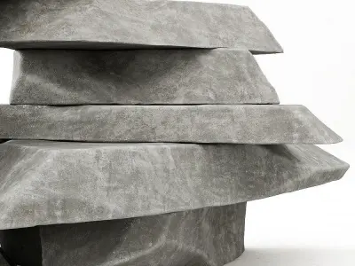 Rock stone collection n7 3D model