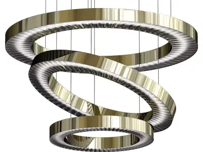 Marchetti Crystal Pendant lamp Canopus LED 3D model