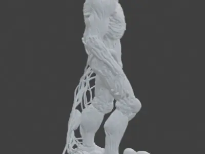 Meat Circuit Low-poly 3D model