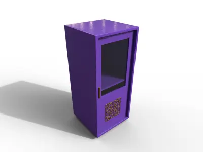 Pack 2 Modern Furniture 3D Model Low-poly 3D model