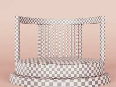 Tatami chair 3D model