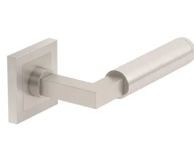 Eurospec Fagus Square Mitred Stainless Steel Door Handle 3D model