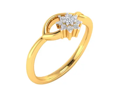 Women Ring Render 3dm STL MTL SLC JCD OBJ FBX Details 3D print model 59
