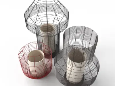 Lamps  from the MESH collection Free 3D model