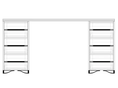 Office Table 3D model