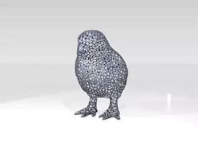 Chick Voronoi 3D model